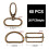 Haberdashery Accessories - BIGILANTUH - Handbag Snap Hook - 3.2 cm - Bronze 2