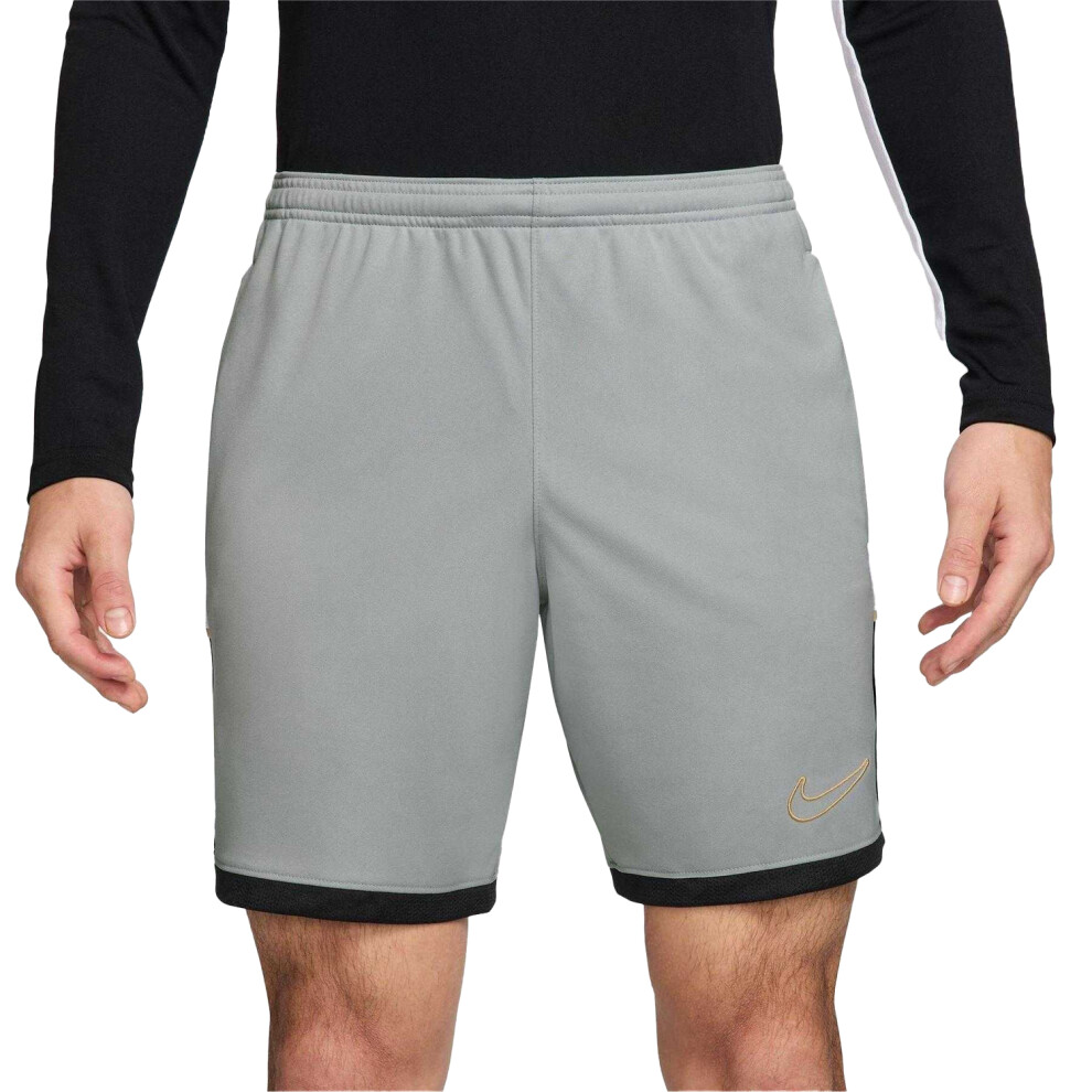 Nike (L, /Gold) Mens Academy Shorts Grey