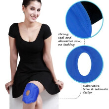 OMABETA Gel Knee Ice Pack, Hot or Cold Compress, Sports Wrap, Blue