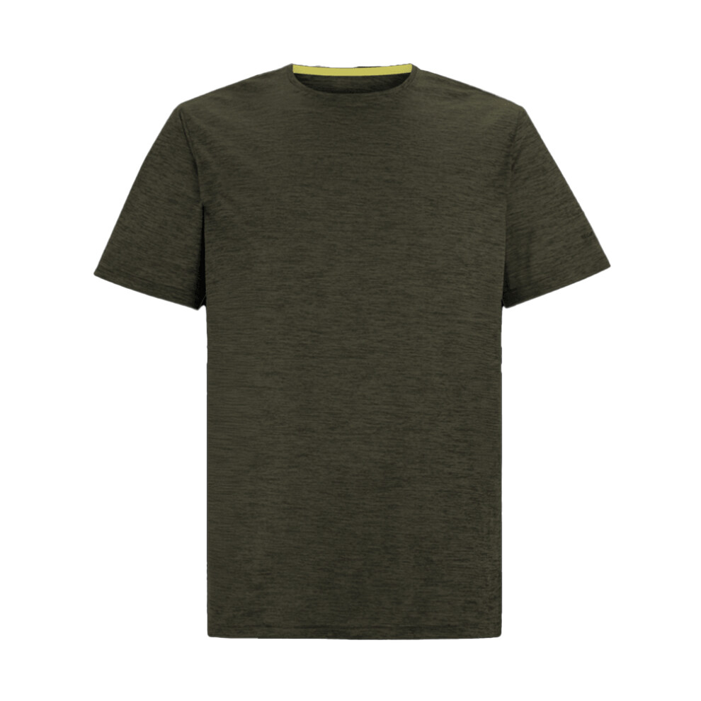 Regatta (L, Dark Khaki) Mens Fingal Edition Marl T-Shirt Multicoloured