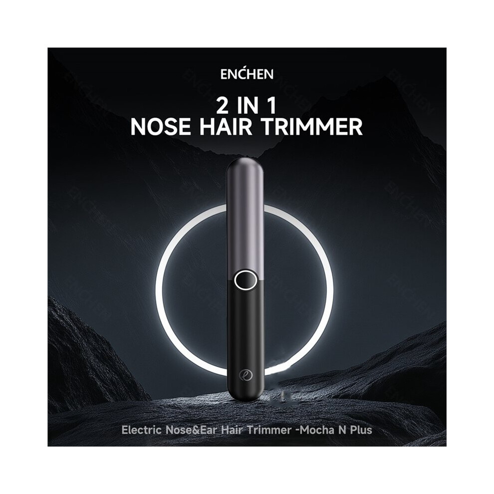 ENCHEN Mocha N  2-in-1 Grooming Kit Nose & Eyebrow Trimmer Type-C USB Rechargeable Precision Facial Hair Trimmer