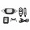 Clignotants arrière pour vélo - Télécommande sans fil - Rechargeable - 5 modes - USB - Rouge 2