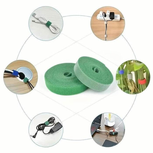 Gartenarbeit – Pflanzenstützband – Selbstklebendes Band – 2er-Pack 2