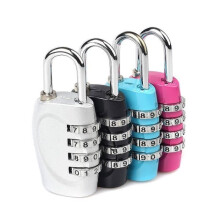 4 x Security Locks + 4 x Luggage Tags - Combination Travel Security Lock for Suitcase and Luggage, Bag Code Lock