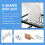 Kitchen Countertop Large Dish Drying Rack Removable High-Capacity Dish Drainer Double-Layer Dish Rack 6