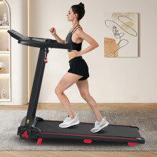 Tapis de course inclinable 8%, moteur 3.0 CV, pliable, 14 km/h, 120 kg, cardio, USB/Type-C, Bluetooth, 12 programmes
