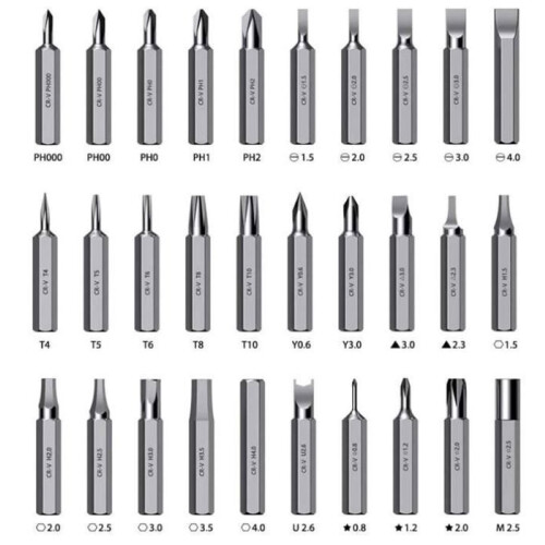 32-piece precision magnetic screwdriver set, mini screwdriver with adjustable handle 1