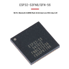 ESP32-S3FN8 QFN-56-Chip WiFi+ 5.0 8 MB 32-Bitars Dubbelkärnig Mikrokontrollerchip