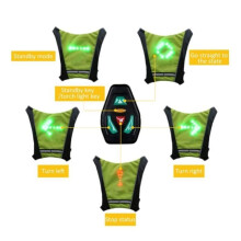 48 LED Flashing Bib Vest - Adjustable Straps - Wireless Remote Control for Cyclists, Bikers, Motorcyclists, Joggers, Walkers, School