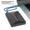 Mobile SSD/HDD Case USB 3.1 Solid State Drive Case External Game Hard Disk Case for PS4/PS3/PS2/ for PC,B 2