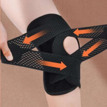 Sportkniebeschermers - Unisex - Zwart - Nylon, Spandex - Ultradun en ademend
