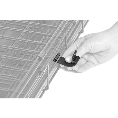 MidWest Homes for Pets Replacement Dog Crate Locking Latch, Plastic, Black, LATCHPL-1 2
