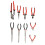 9pc Premium Pliers Tool Set with Storage Tray Combination Long Nose Side Nippers 3