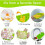 Ice Maker Silicone Ice Maker for Food Yellow / Green 1