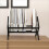 Record Rack, Desktop Book and Magazine Rack, Metal Display Rack, CD Record Multifunctional Organizer, Storage Rack 3