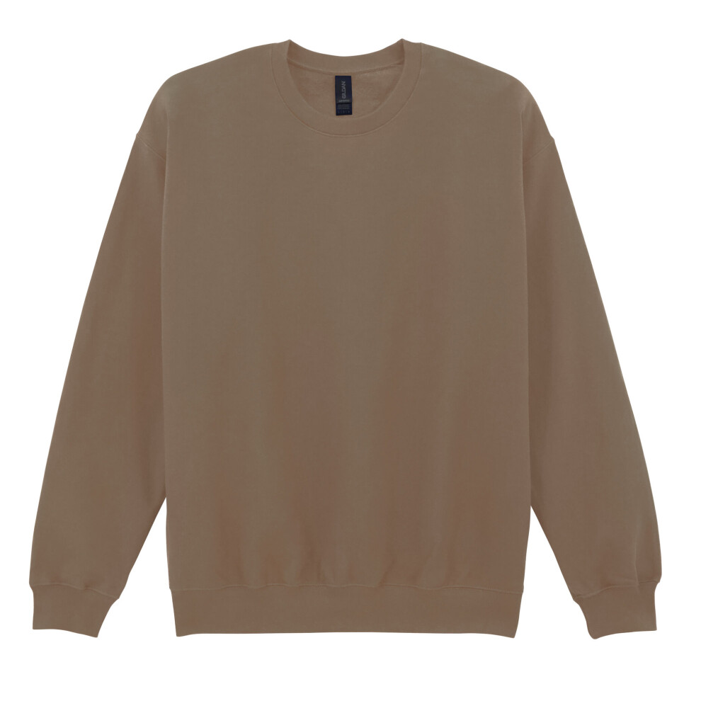 Gildan (L, Savana) Unisex Adult Softstyle Fleece Midweight Sweatshirt Brown