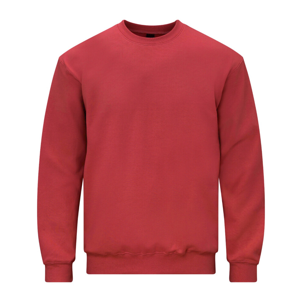 Gildan (4Xl, ) Unisex Adult Softstyle Fleece Midweight Sweatshirt Red