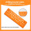 Drilling Template with Spirit Level and 30 cm Ruler - for Sockets/Flush-Mounted Boxes- Electrical Installation, Drywall 2