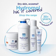 Hydromol Emollient Cream for Eczema & Psoriasis-Prone Skin - Moisturises, Helps Restore Skin Barrier - for Very Dry & Sensitive Skin - Fragrance Free
