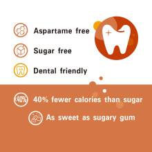 DC24 DAILY CARE Sugar Free Gum, Aspartame Free, Xylitol Chewing Gum Natural Cinnamon, Gluten Free, Vegan, 60 Pieces, Pack of 2