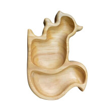 Snack tray, appetizer board, wooden plate, squirrel design, cheese board and charcuterie boards in unique solid wood