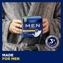 TENA 750776 Men Level 2 Incontinence Pad, Pack of 20