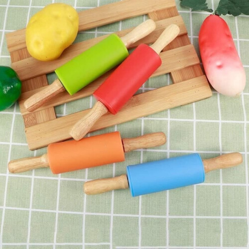 Deegroller - Noname - Mini siliconen deegroller - 4 stuks - Ergonomisch - Niet giftig 2