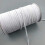 Breed wit elastisch lint 3 mm 146 m - Platte elastische band op rol voor textiel - Elastisch koord 3