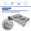 50Pcs 35mm DIN Rail Terminal Block End Stopper Mounting Clips 3