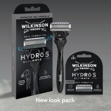 Wilkinson Sword Hydro 5 Ultimate Men’s Razor Blade Refills, XL 8 Pack