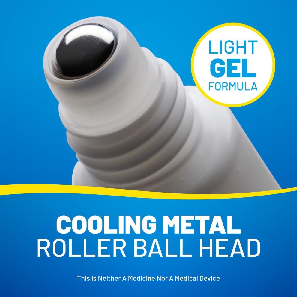 Kool 'N' Soothe Roller Ball/ 100+ Applications/Precision Cooling & Massage For Temples & Forehead