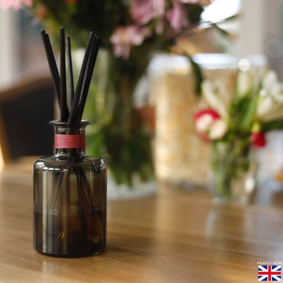 Ziffs Home 120 Black Fibre Reed Diffuser Sticks - 20Cm X 4Mm - Thick Diffuser Reeds