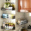 Spice Rack Kitchenware Wall-Mounted Punch-Free Household Spice Rack Spice Storage Drain Rack B 2
