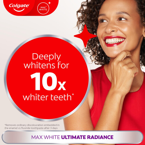 Colgate Colgate Max White Ultimate Radiance Whitening Toothpaste 75ml - 10X Whiter Teeth 1