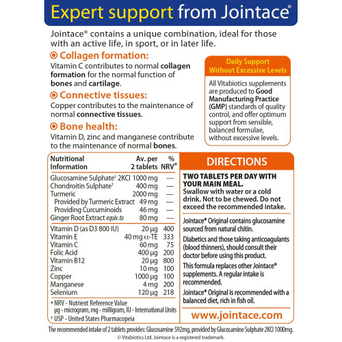 Vitabiotics Jointace Original, Pack of 90 1