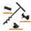 Fence Post Auger,Post Hole Digger Hand Drill, 10X60cmPost Hole Digger with Non-S 4