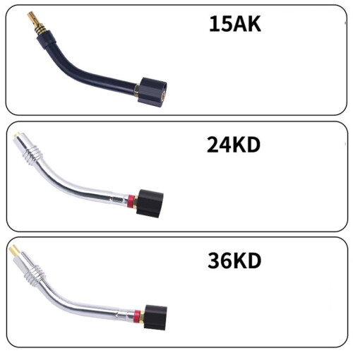 Tocha de Soldagem MIG com Pescoço de Cisne Compatível com Os Modelos Binzel 15AK, 24KD e 36KD 2