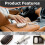 2 Pack TPU Car Key Covers with Lanyards for 4-Button Key Fobs 3