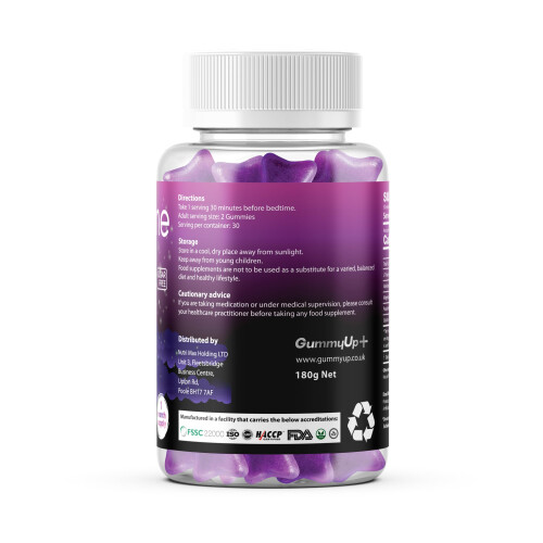 Sugar Free Bedtime Gummies x 60 | High Strength Natural Sources Fast 1