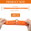 4PCS Heavy Duty Voile Straps 50cm, Adjustable Tie down Rubber Straps 2