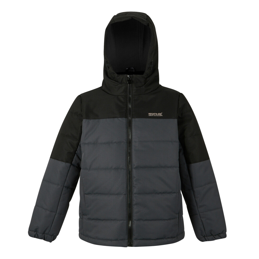 Regatta (7-8 Years, Black/Seal Grey) Childrens/Kids Lofthouse Insulated Jacket Black,Grey