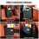 TeTupGa Car Seat Back Hanging Bag Car Document Holder Multi-Pocket 5