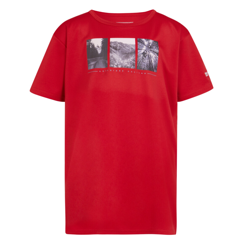 Regatta (5-6 Years, Danger Red) Childrens/Kids Alvarado Viii Cycling T-Shirt