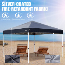 PORTAL Pop up Gazebo 3m x 3m (10x10ft) Heavy Duty Commercial Grade Instant Event Shelter Garden Canopy Outdoor Camping Gazebo 1000mm Water Resistant