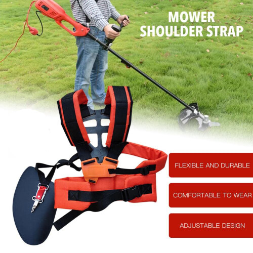 Universal Adjustable Strimmer Harness Padded Trimmer Shoulder Strap Comfort Doub 1