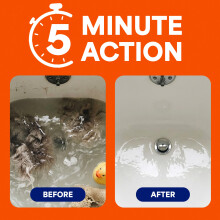 Mr Muscle Pet Hair Drain Unblocker Liquid 2 x 500ml Sink Drain Cleane