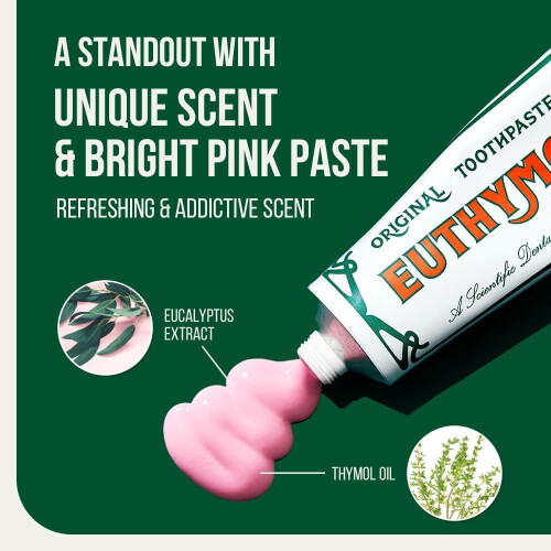 Euthymol Original Toothpaste Gift Box Set, Fluoride-Free Toothpaste for Plaque R 2