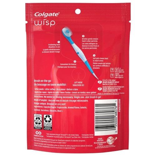 Colgate Colgate Wisp Portable Mini-Brush Max Fresh gfqBUe, Peppermint, 2 Pack (24 Count) 1