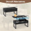Costway Lift Top Coffee Table Convertible Coffee Table Center Table Cocktail Table 4
