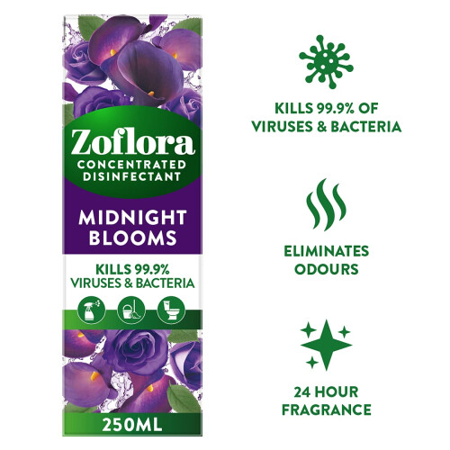 Zoflora Zoflora Midnight Blooms Concentrated Multipurpose Disinfectant Liquid 1